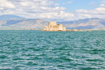 Water castle of Bourtzi , Greece.