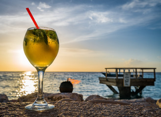  Beach sunset Curacao Views