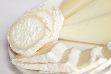 Cheese platter. Brie, figs.