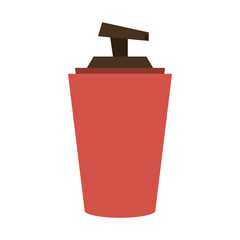 Skin Cream bottle icon vector illustration graphic design