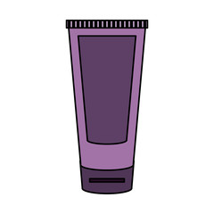 Skin Cream bottle icon vector illustration graphic design