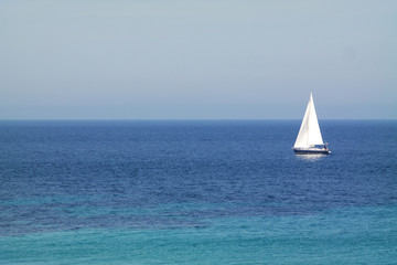 Sailboat in the blue - Italy