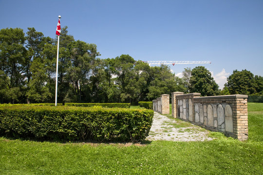 The Strachan Avenue Military Burying Ground in Toronto