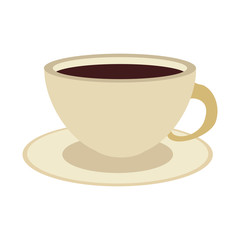 Cup of coffee icon vector illustration graphic design
