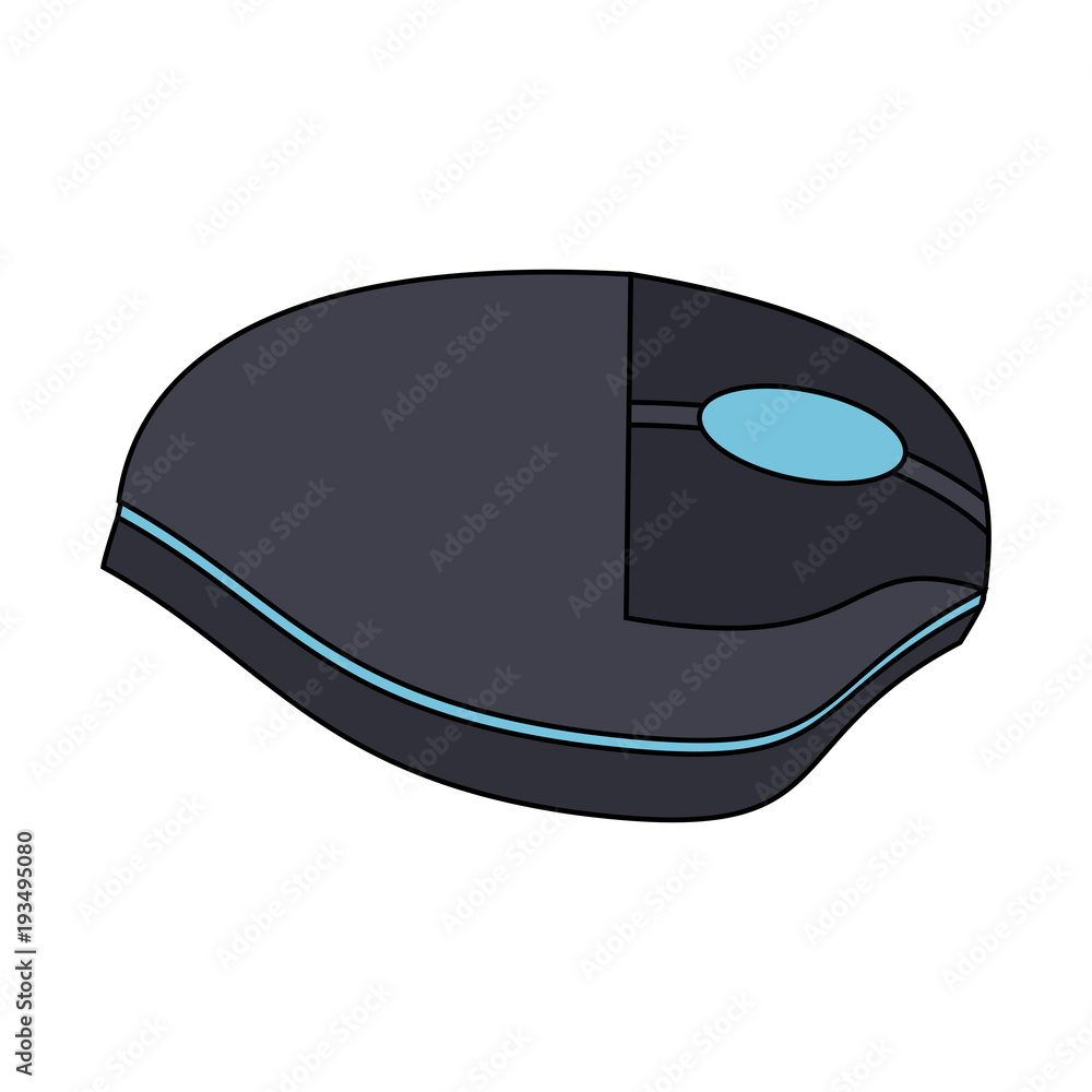 Poster mouse computer icon image vector illustration design