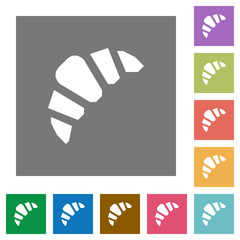 Obraz premium Bakery square flat icons