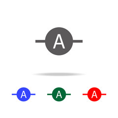 Electronic circuit symbol icon. Elements in multi colored icons for mobile concept and web apps. Icons for website design and development, app development