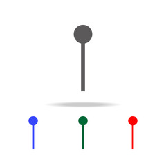 Electronic circuit symbol icon. Elements in multi colored icons for mobile concept and web apps. Icons for website design and development, app development
