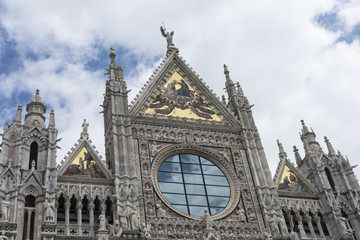 Naklejka premium Cathedral in Siena, Italy