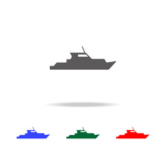 boat yacht icon. Elements in multi colored icons for mobile concept and web apps. Icons for website design and development, app development