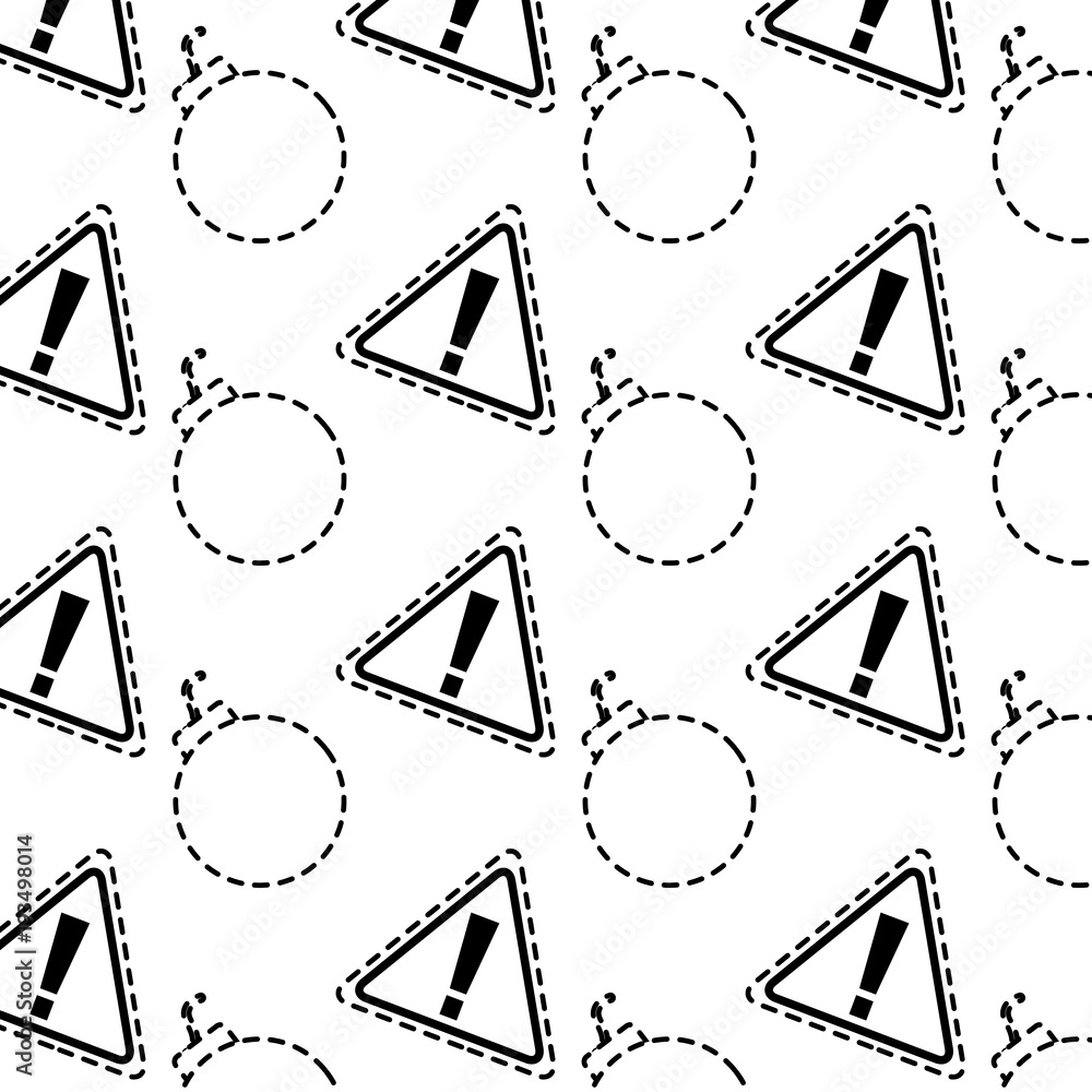 Poster bomb warning alert error sign pattern image
