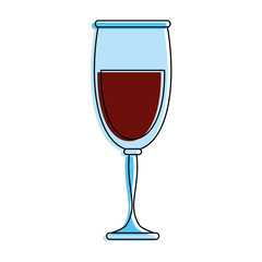 wine glass icon image vector illustration design 