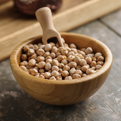 getrocknete Kichererbsen - dried chickpeas