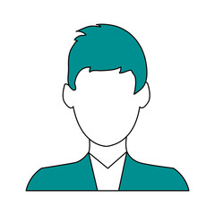 Guy face cartoon icon vector illustration graphic design