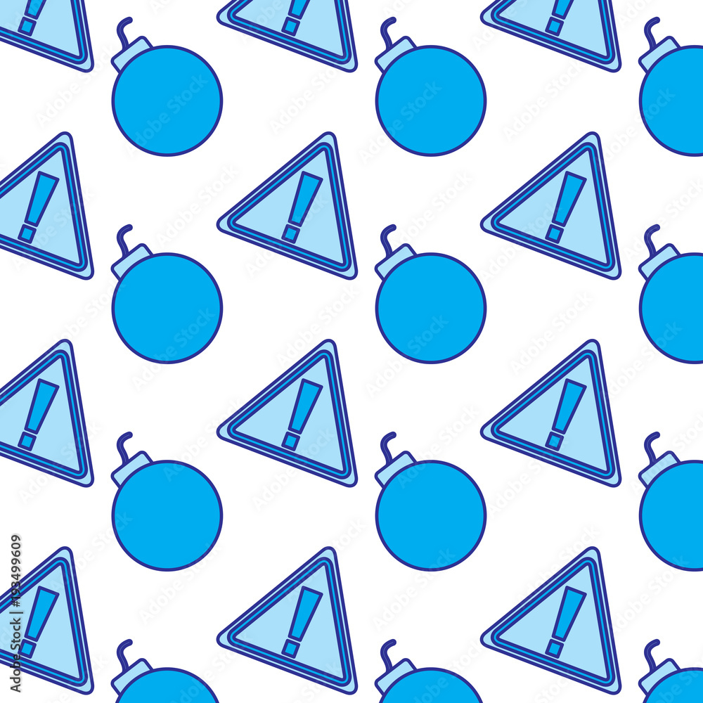 Poster bomb warning alert error sign pattern image