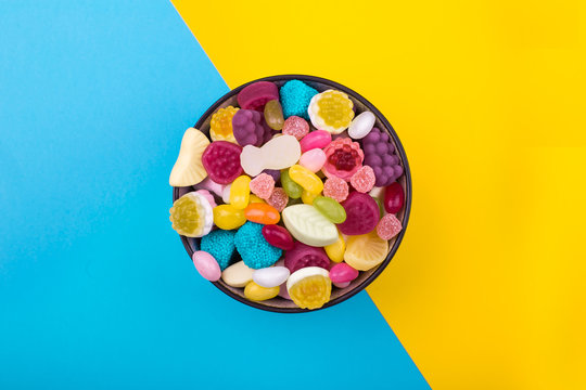 bowl with jellies