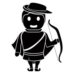 Archer cartoon character