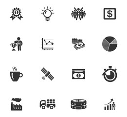 Business icons set