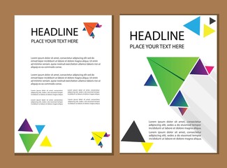 design cover book brochure flyer layout annual report business template