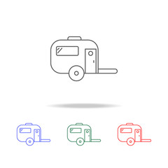 house trailer icon. Elements in multi colored icons for mobile concept and web apps. Icons for website design and development, app development