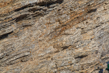 Stone texture of the mountain in Montenegro 