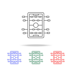 board game of football icon. Elements in multi colored icons for mobile concept and web apps. Icons for website design and development, app development