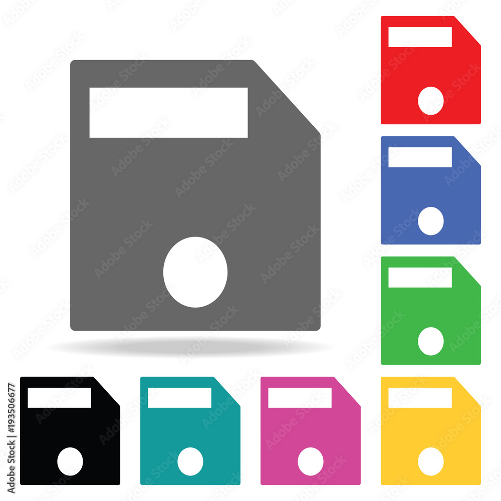 Poster file save icon. elements in multi colored icons for mobile concept and web apps. icons for website d