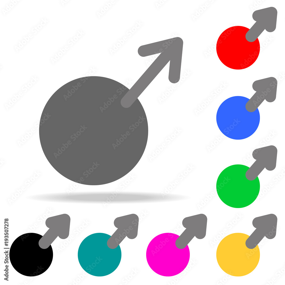 Poster male symbol web icon. elements in multi colored icons for mobile concept and web apps. icons for web
