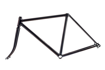 Vintage black bicycle frame