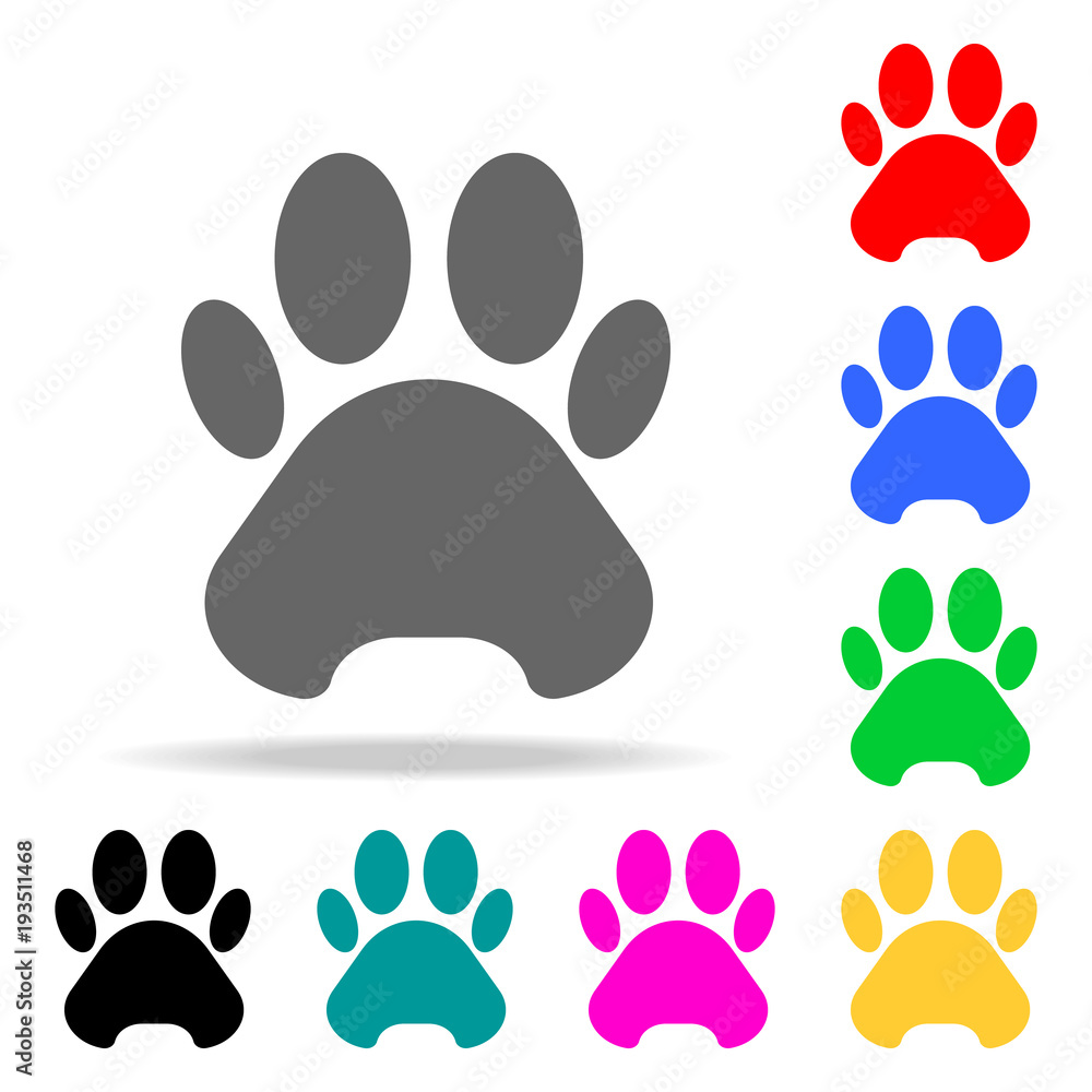 Poster trail of the beast icon. elements in multi colored icons for mobile concept and web apps. icons for 