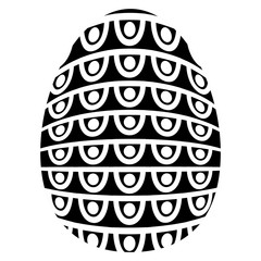 Easter egg silhouette