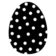 Easter egg silhouette