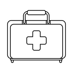 medical kit isolated icon vector illustration design