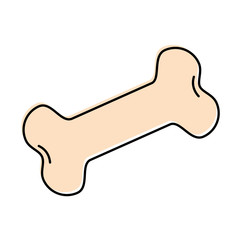 bone pet isolated icon vector illustration design