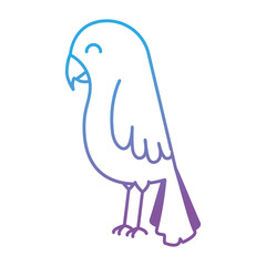 cute bird isolated icon vector illustration design