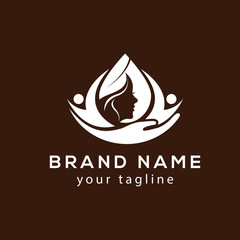 Beauty care and salon Logo vector