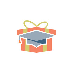 Education Gift Logo Icon Design