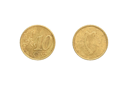 Ten Euro cent coin