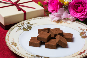 バレンタインデー　生チョコレート