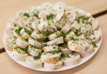 Tasty sandwiches for party