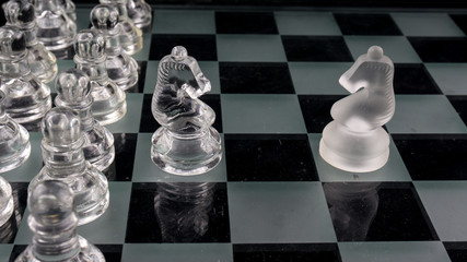 two knights and an army