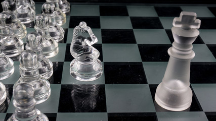 the black knight's army and the king