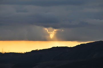 Por do sol