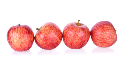 Gala apples isolate on white background