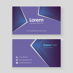 Naklejka na ściany i meble Business Card Template. creative business card