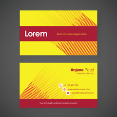 Fototapeta premium Business Card Template. creative business card