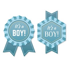 Babyborn boy badge or label.