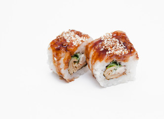 Sushi isolated on white background
