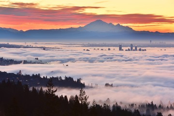 Vancouver Foggy Sunrise