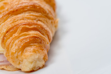 croissant ham and cheese